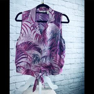 Tommy Bahamas silk top. Size 10